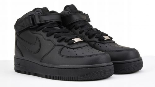 Nike Air Force 1 Mid Black step man